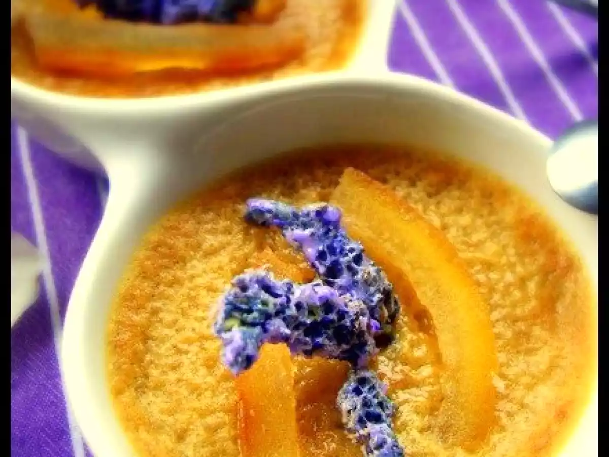 Crème brûlée de Earl Grey y lavanda