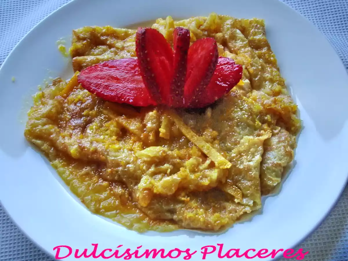 Crêp suzette con Thermomix