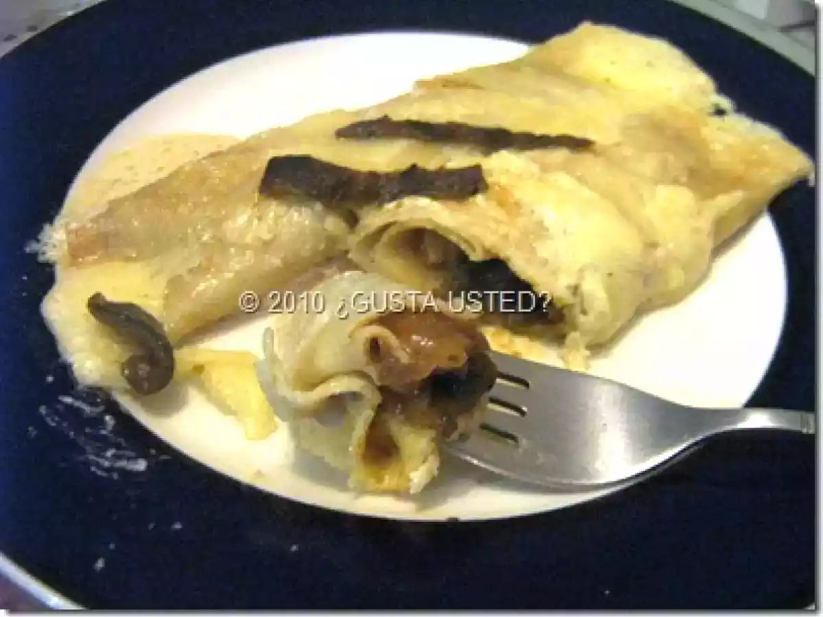 CREPAS DE RAJAS DE CHILE POBLANO CON ELOTE RECETA