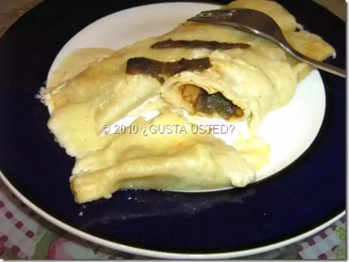 CREPAS DE RAJAS DE CHILE POBLANO CON ELOTE RECETA - foto 2