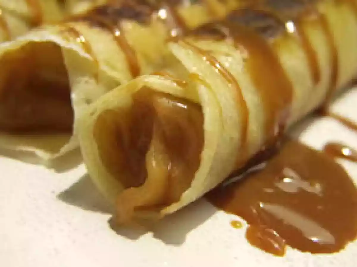 Crépes con dulce de leche ( Panqueques)