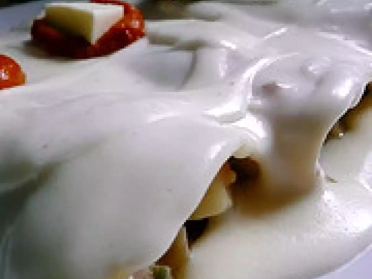 Crepes de bacalao con gambas - foto 2