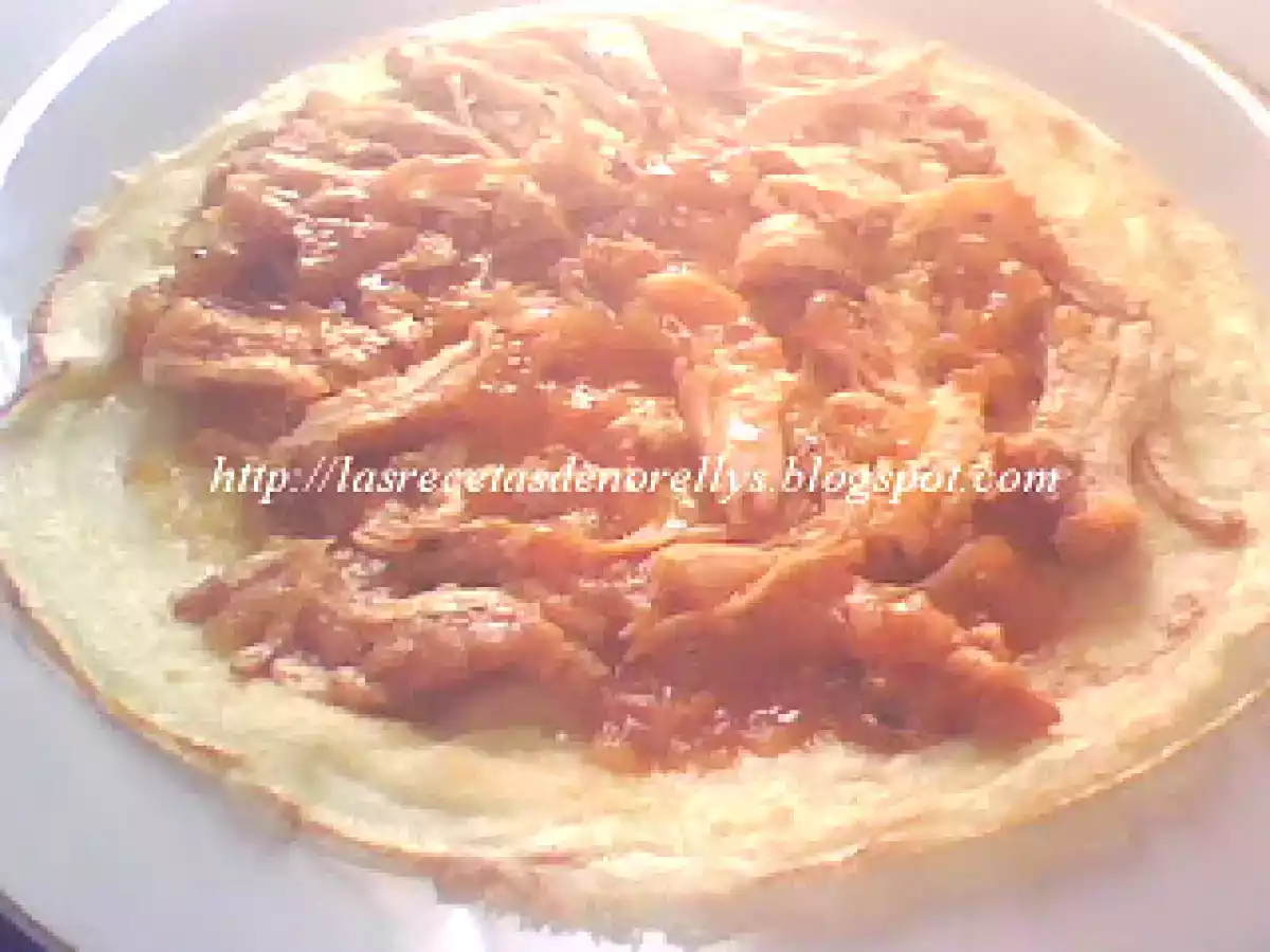 Crêpes de Pollo con Salsa Bechamel y Queso Parmesano - foto 2