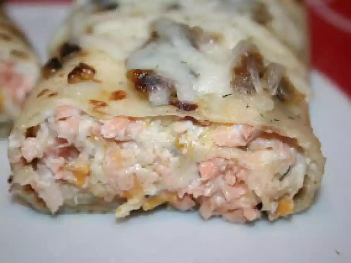 Crepes de Salmon y champiñones - foto 2