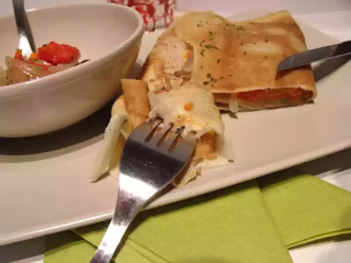 Crêpes rellenos de verduras asadas - foto 4