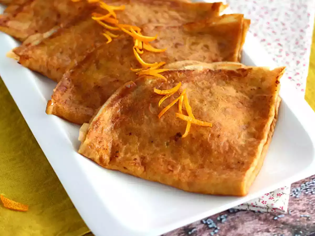 Crepes Suzette, crepes de naranja - foto 2