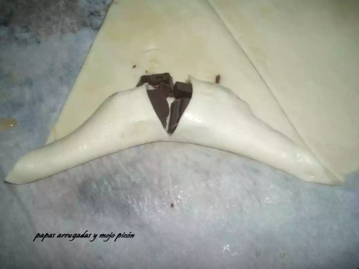 CROISSANT DE CHOCOLATE PASO A PASO - foto 6
