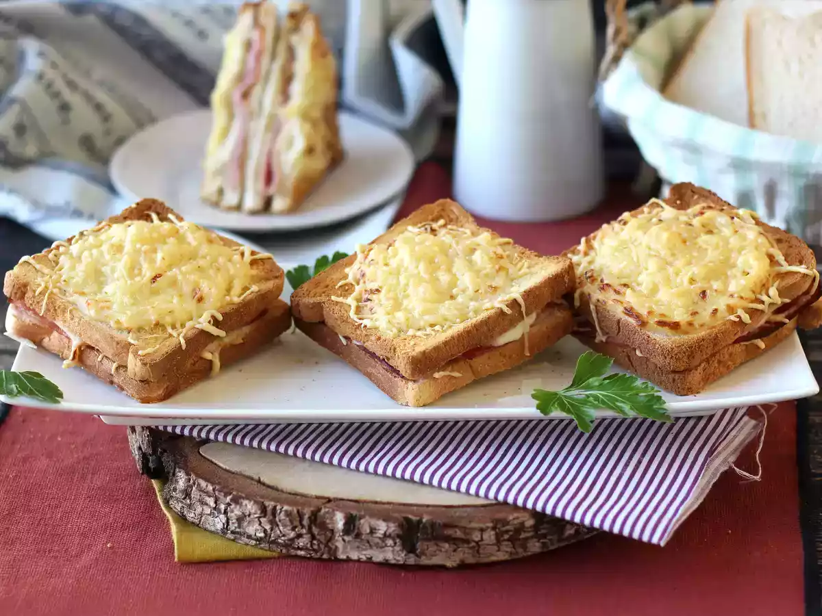 Croque monsieur en Freidora de aire - foto 4
