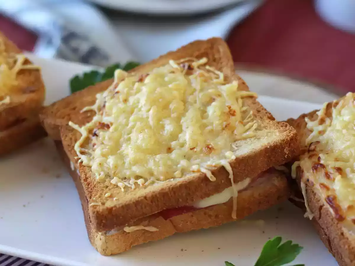 Croque monsieur en Freidora de aire - foto 5
