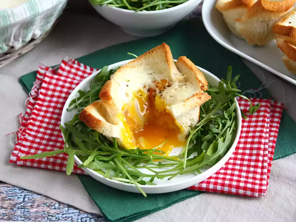 Croque muffin de jamón y queso - foto 2