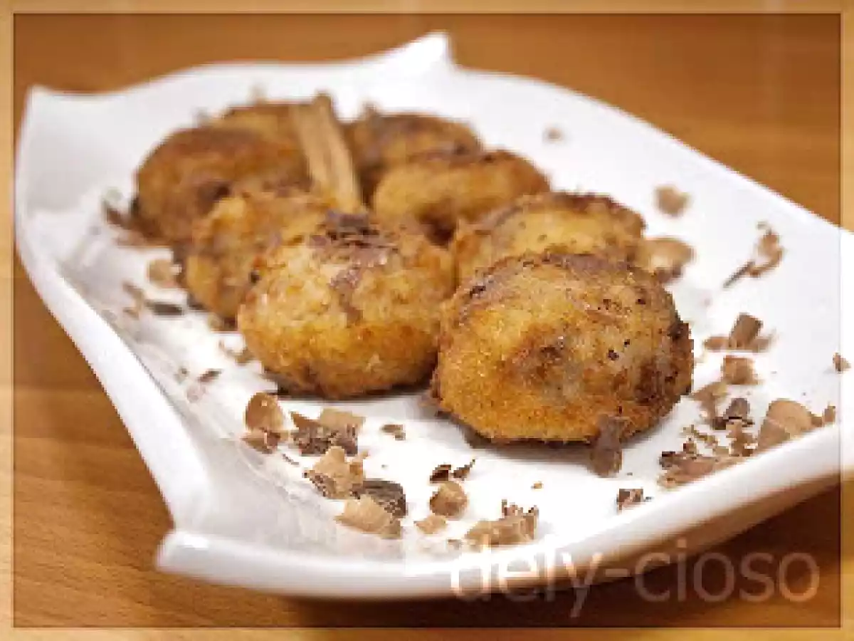 Croquetas de Arroz con Leche y Chocolate