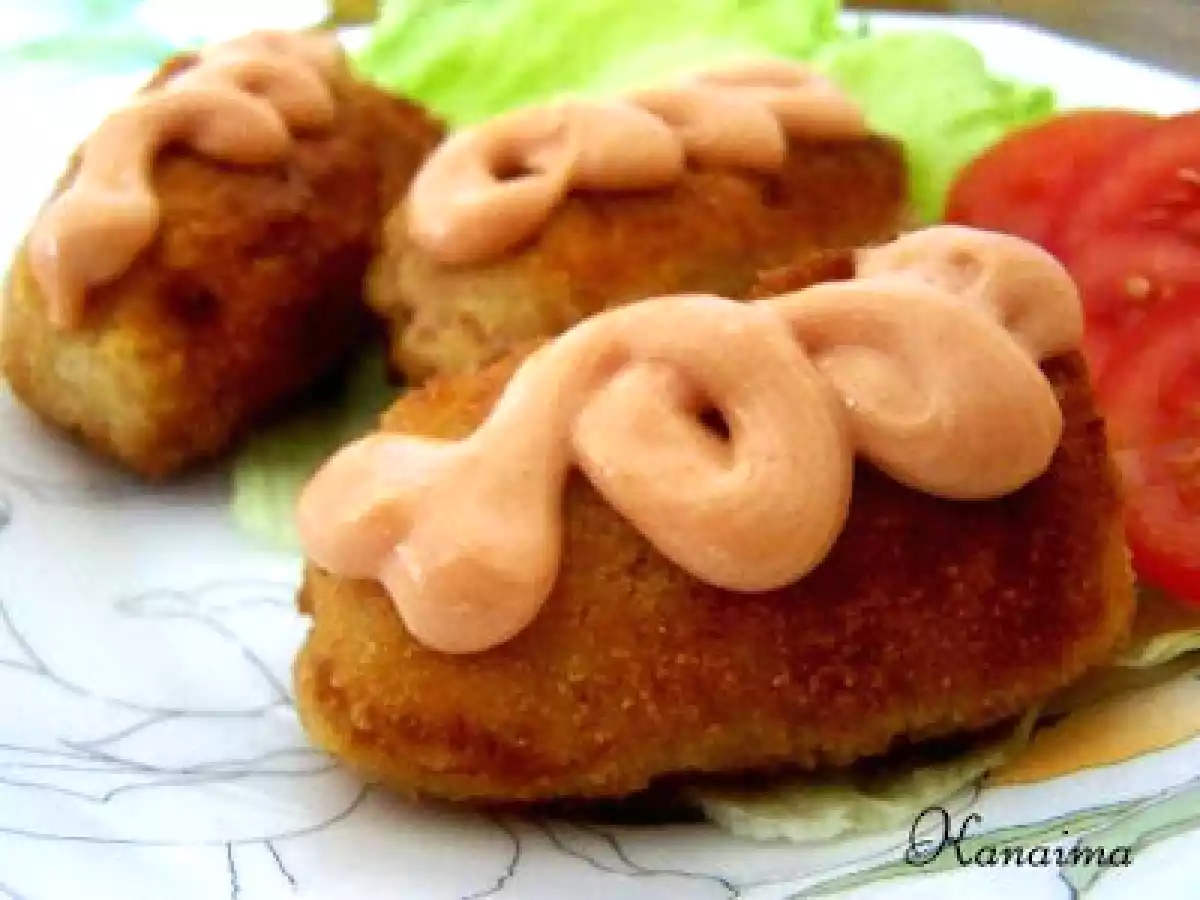Croquetas de atún, papas y arroz