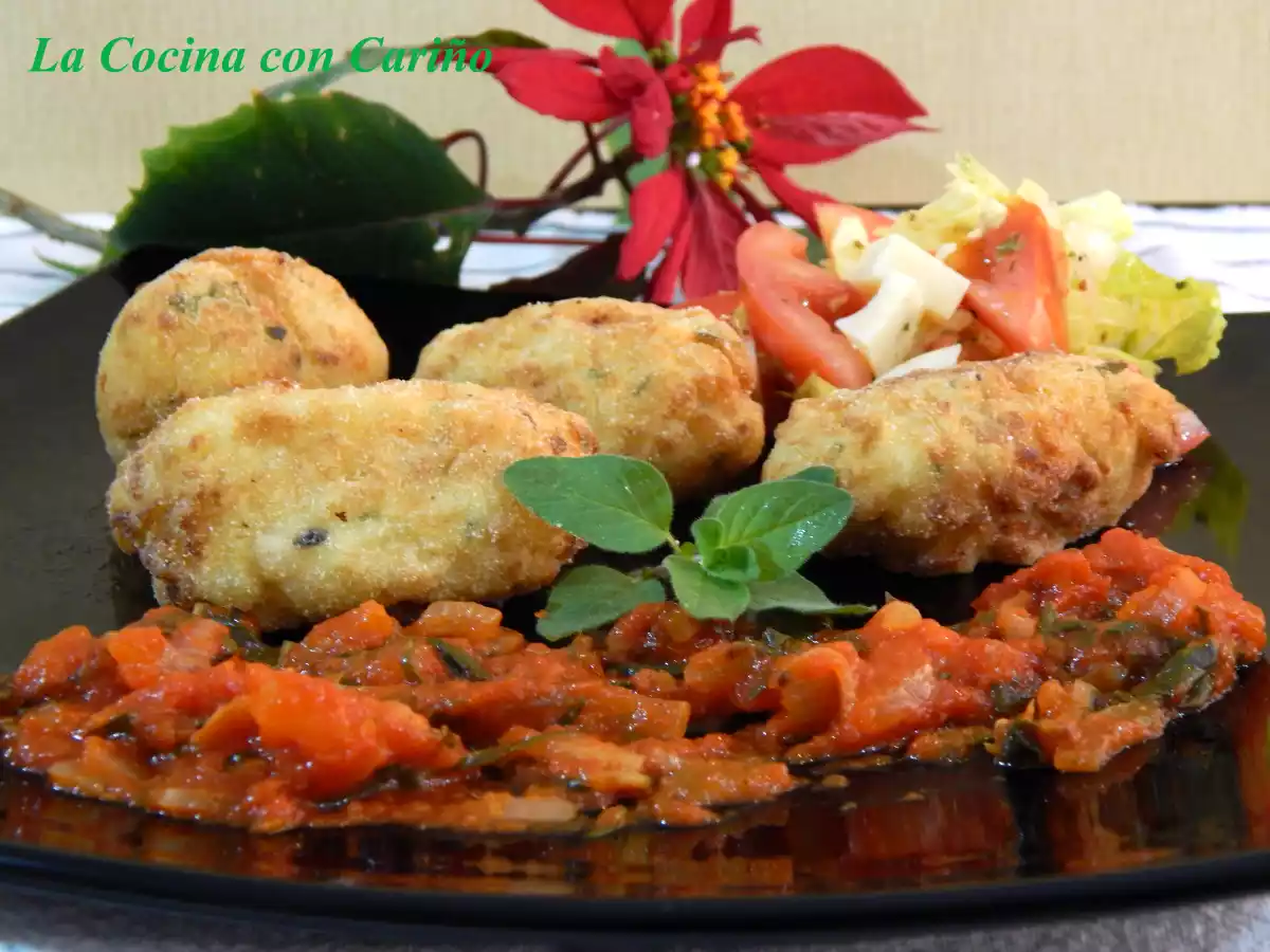 Croquetas de bacalao y patata - foto 4