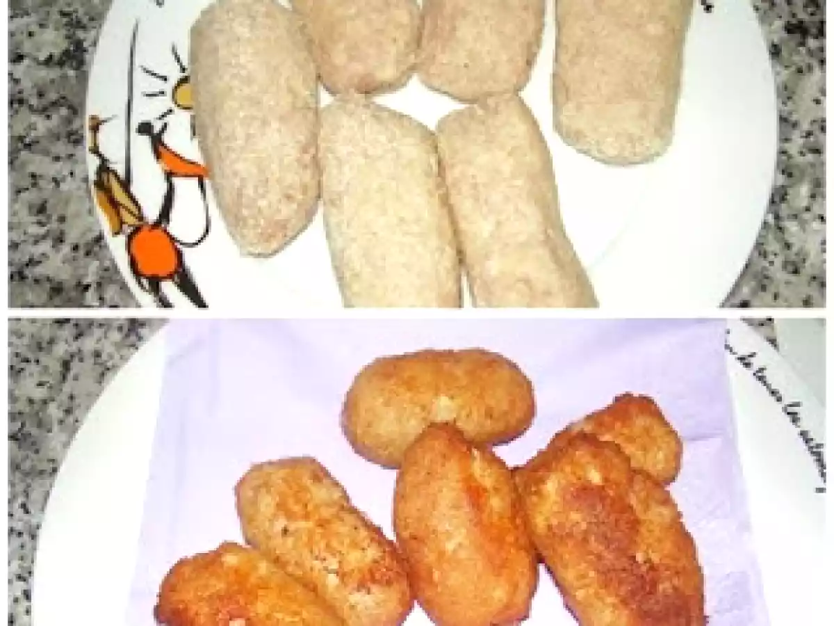 Croquetas de berenjena y queso