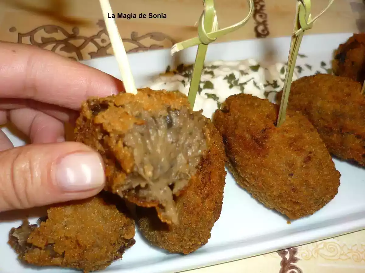 Croquetas de Boletus.