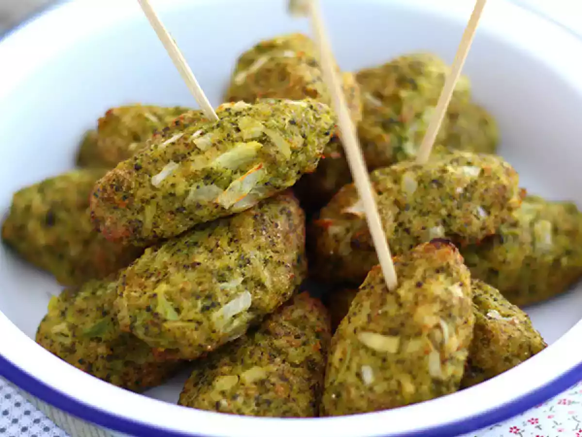 Croquetas de brócoli y parmesano al horno - foto 2