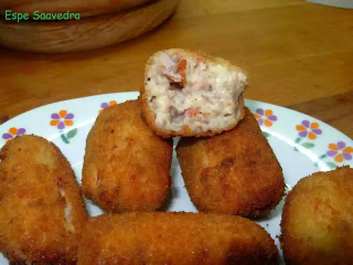 Croquetas de carne, jamón y queso - foto 2