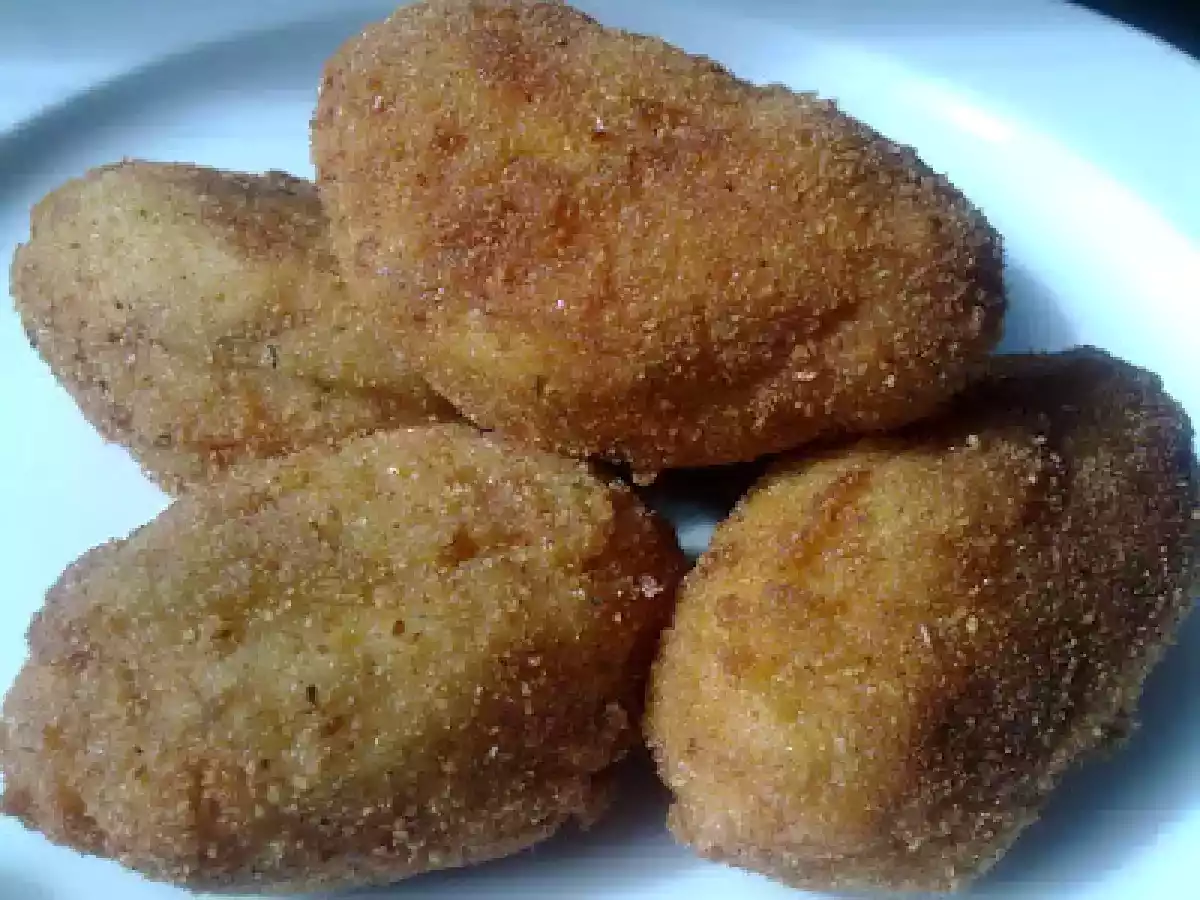 Croquetas de cocido y queso de cabra