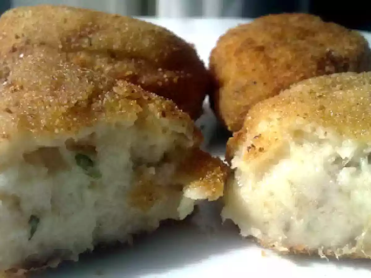 Croquetas de cocido y queso de cabra - foto 3