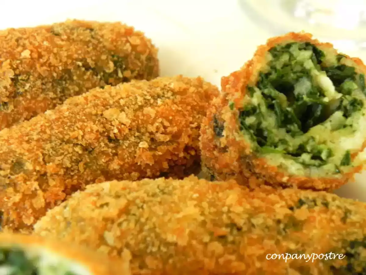 Croquetas de espinacas deliciosas