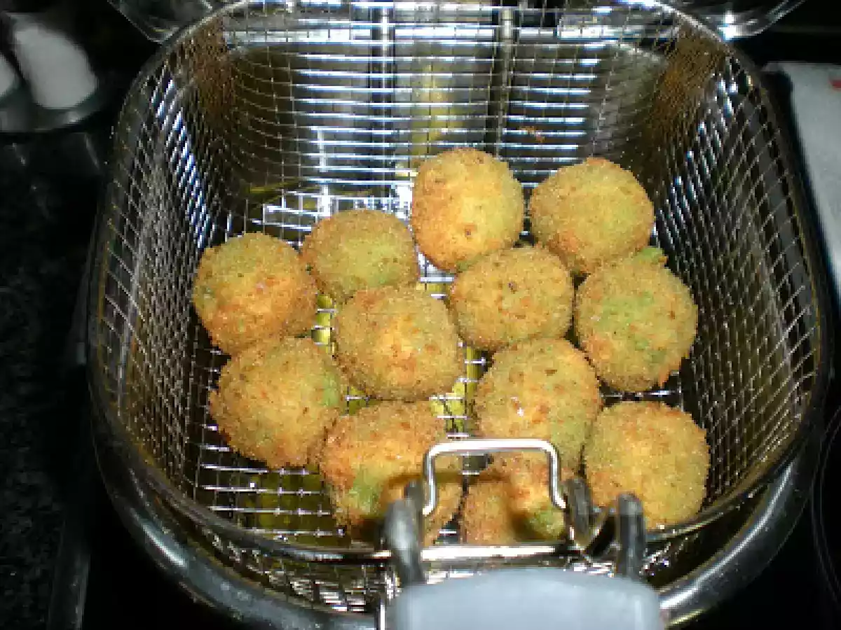 Croquetas de espinacas y bacon