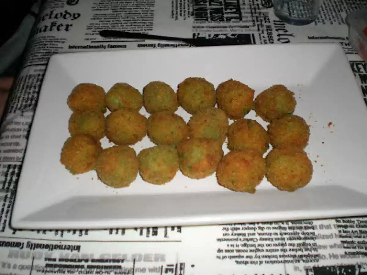 Croquetas de espinacas y bacon - foto 2
