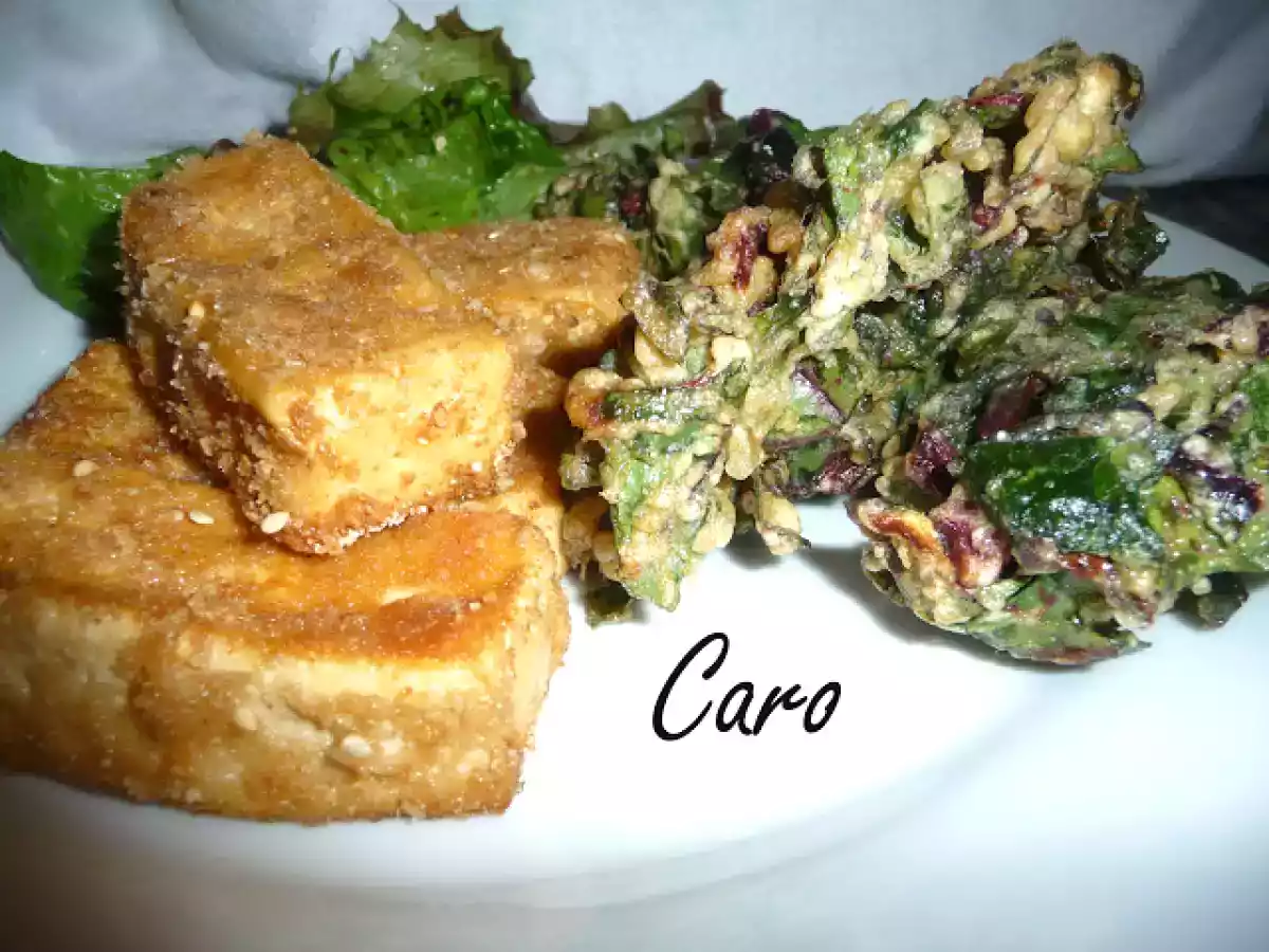 Croquetas de hojas de remolacha