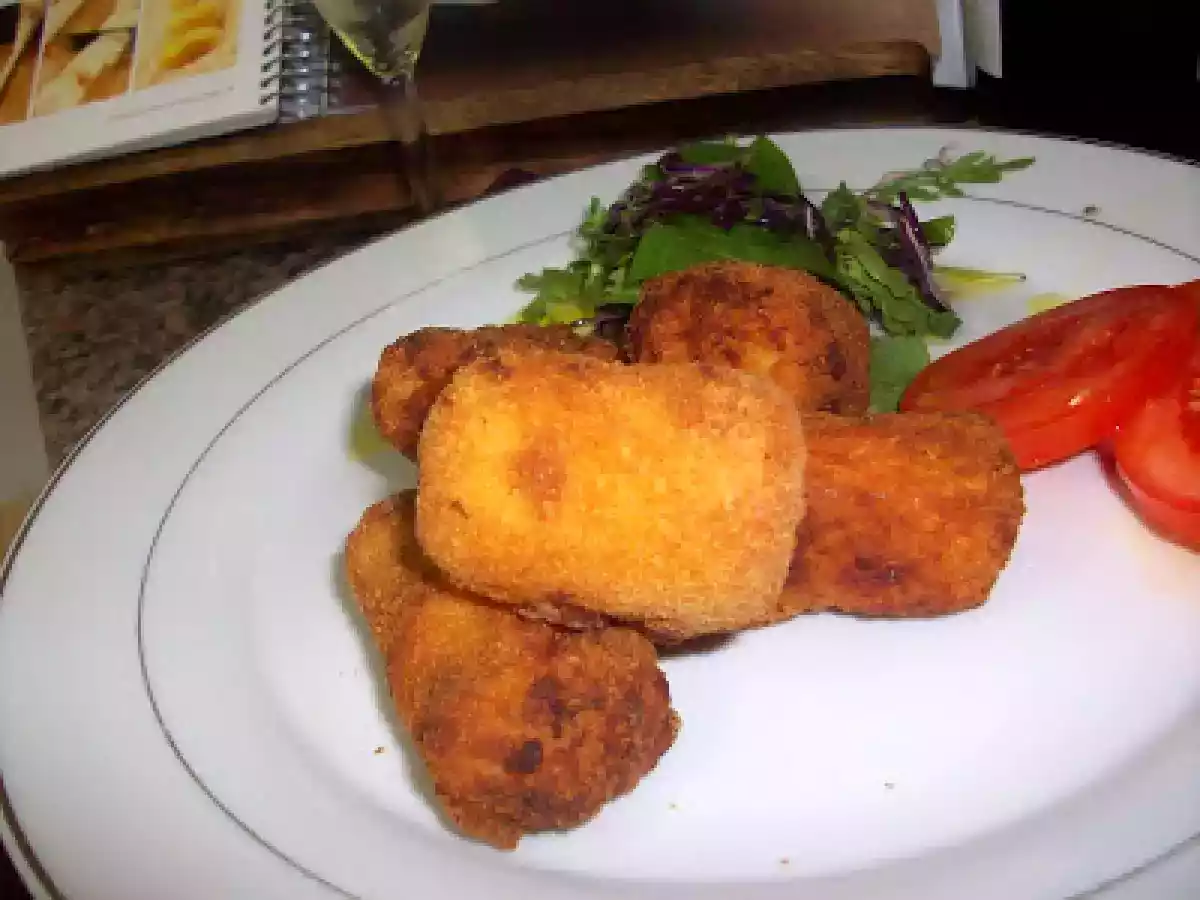 Croquetas de jamón y carne de cocido en Thermomix