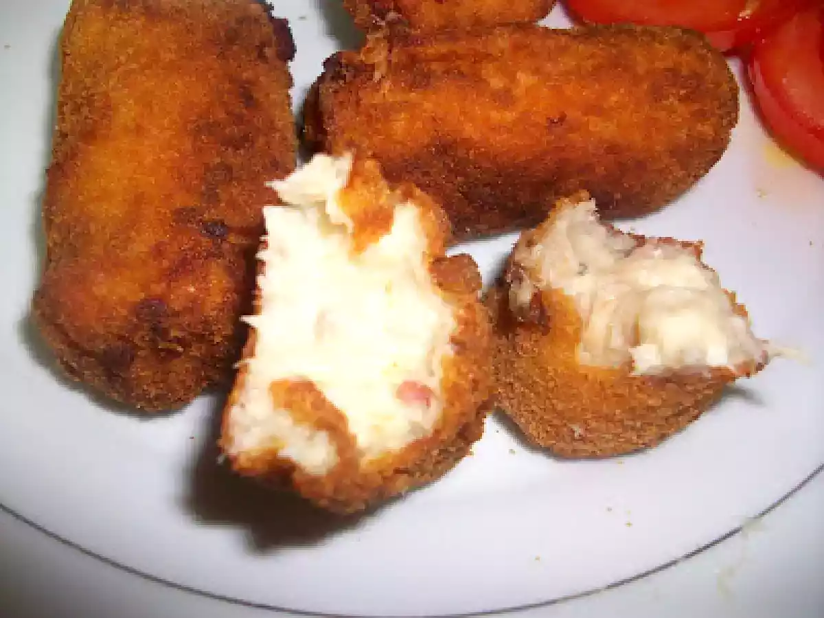 Croquetas de jamón y carne de cocido en Thermomix - foto 2