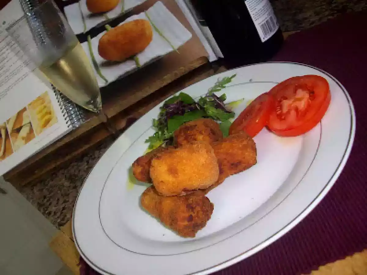 Croquetas de jamón y carne de cocido en Thermomix - foto 3