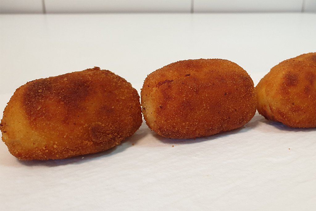 Croquetas de jamón y huevo Receta Petitchef