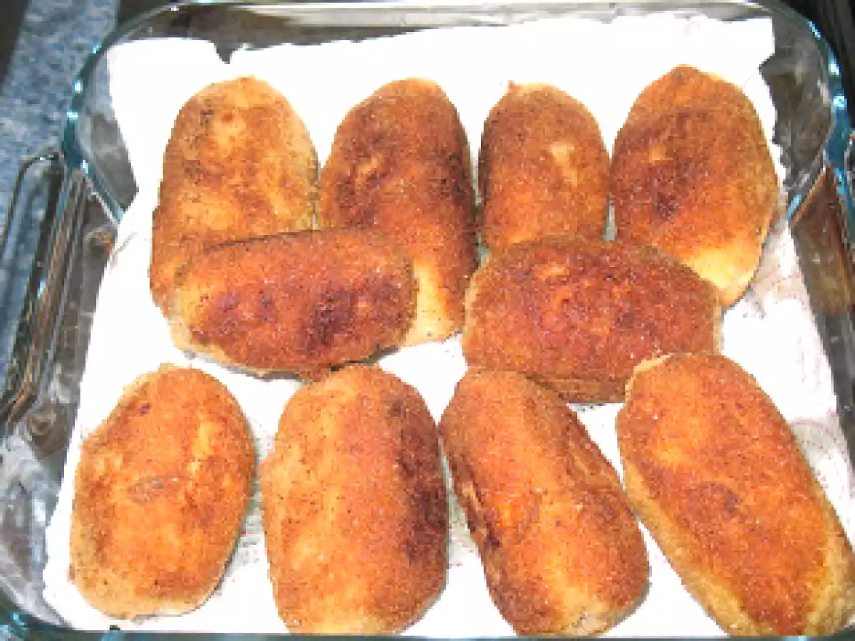 Croquetas de jamón york y huevo