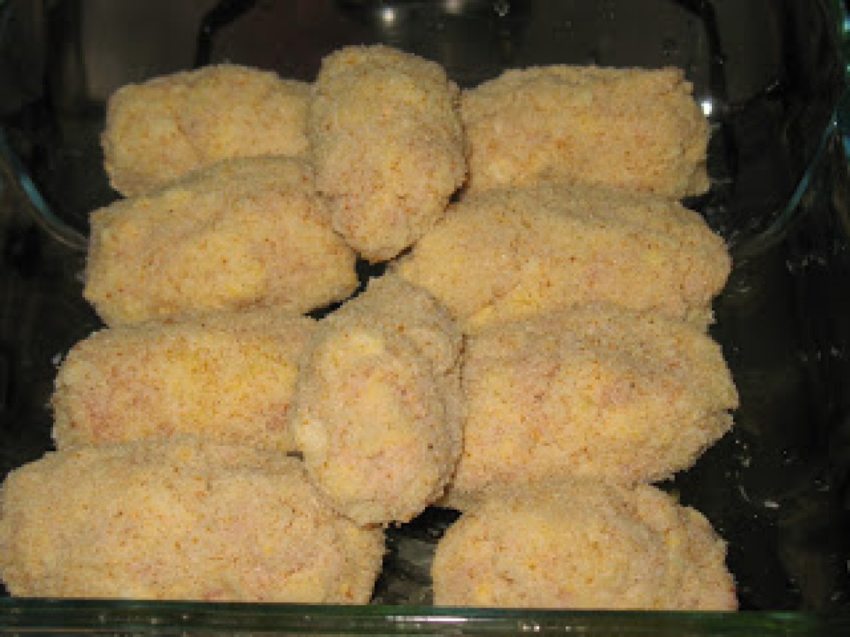 Croquetas de jamón york y huevo Receta Petitchef