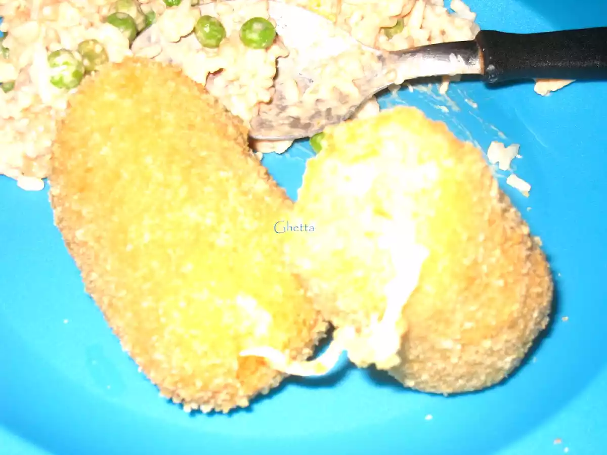 Croquetas de maiz rellenas