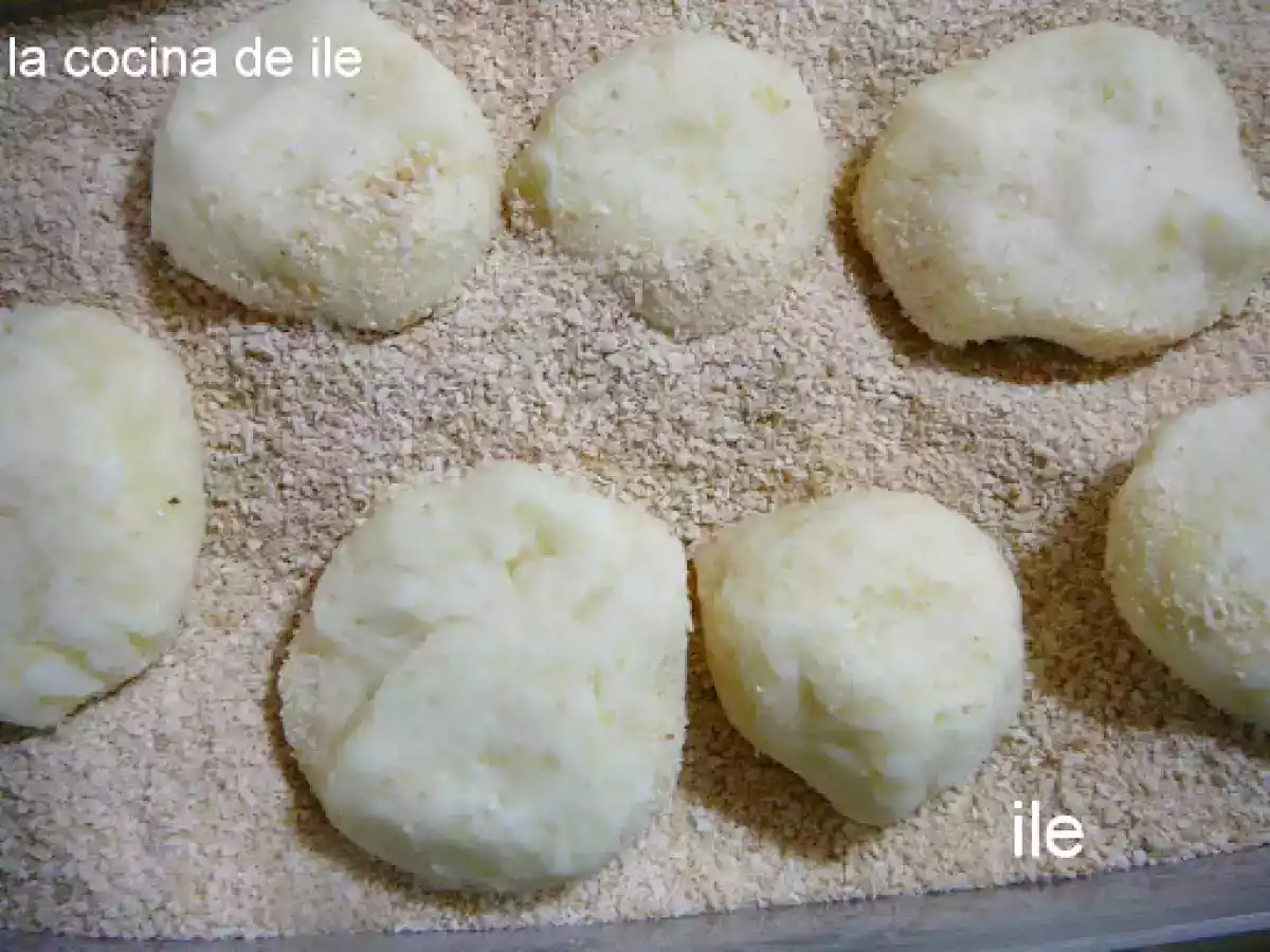 Croquetas de papa con corazón de queso - foto 7