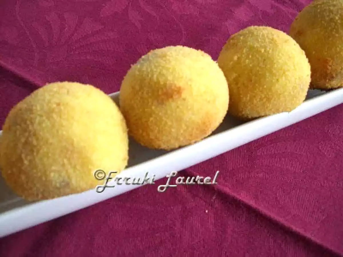 Croquetas de patata y foie