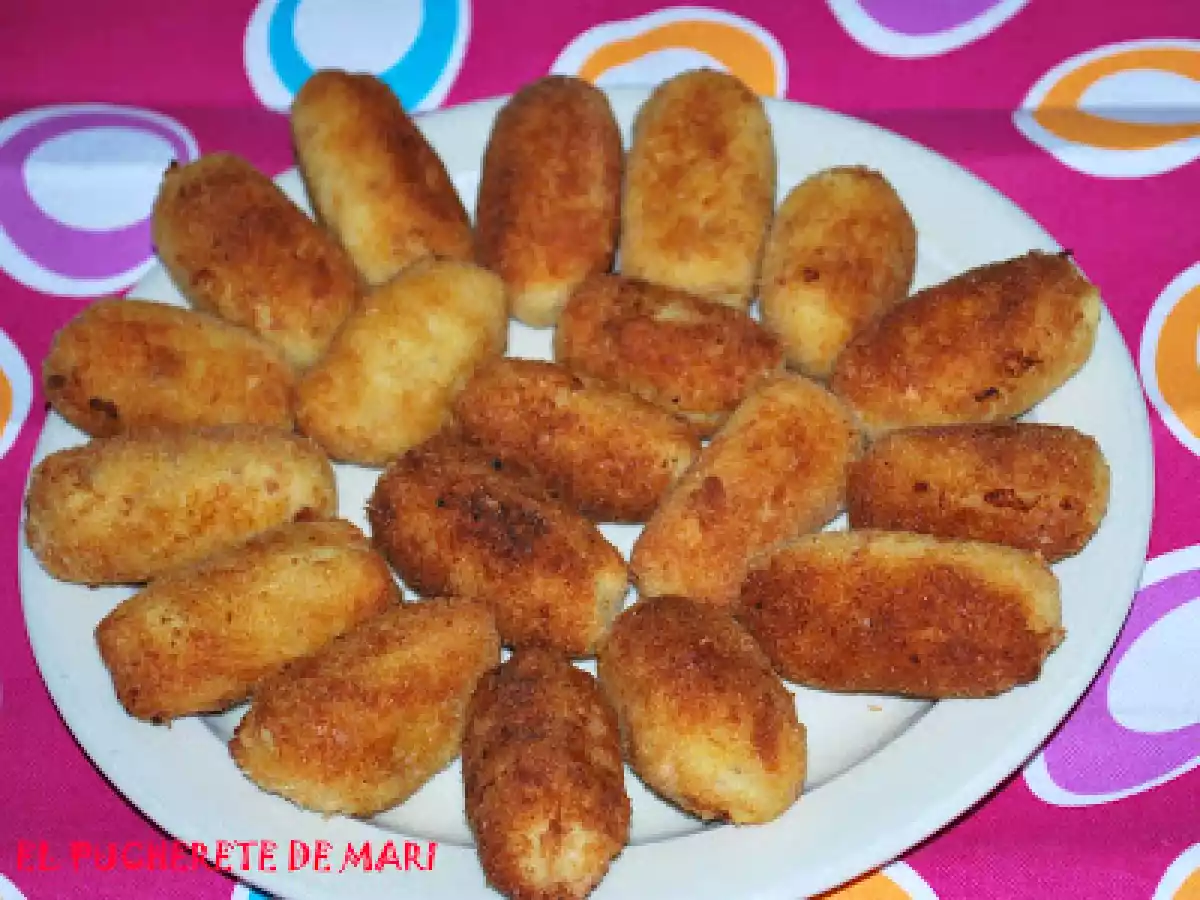 Croquetas de pollo al curri - paso a paso