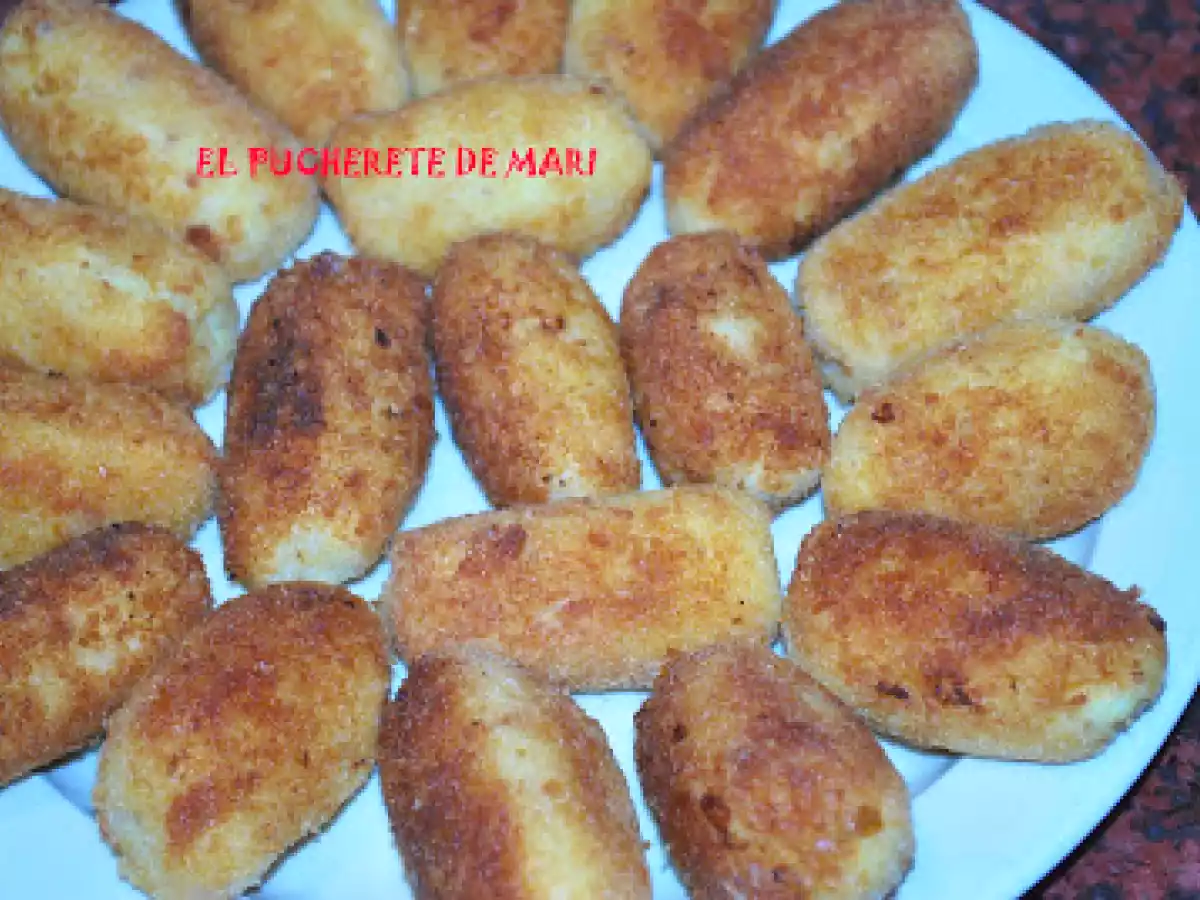 Croquetas de pollo al curri - paso a paso - foto 2