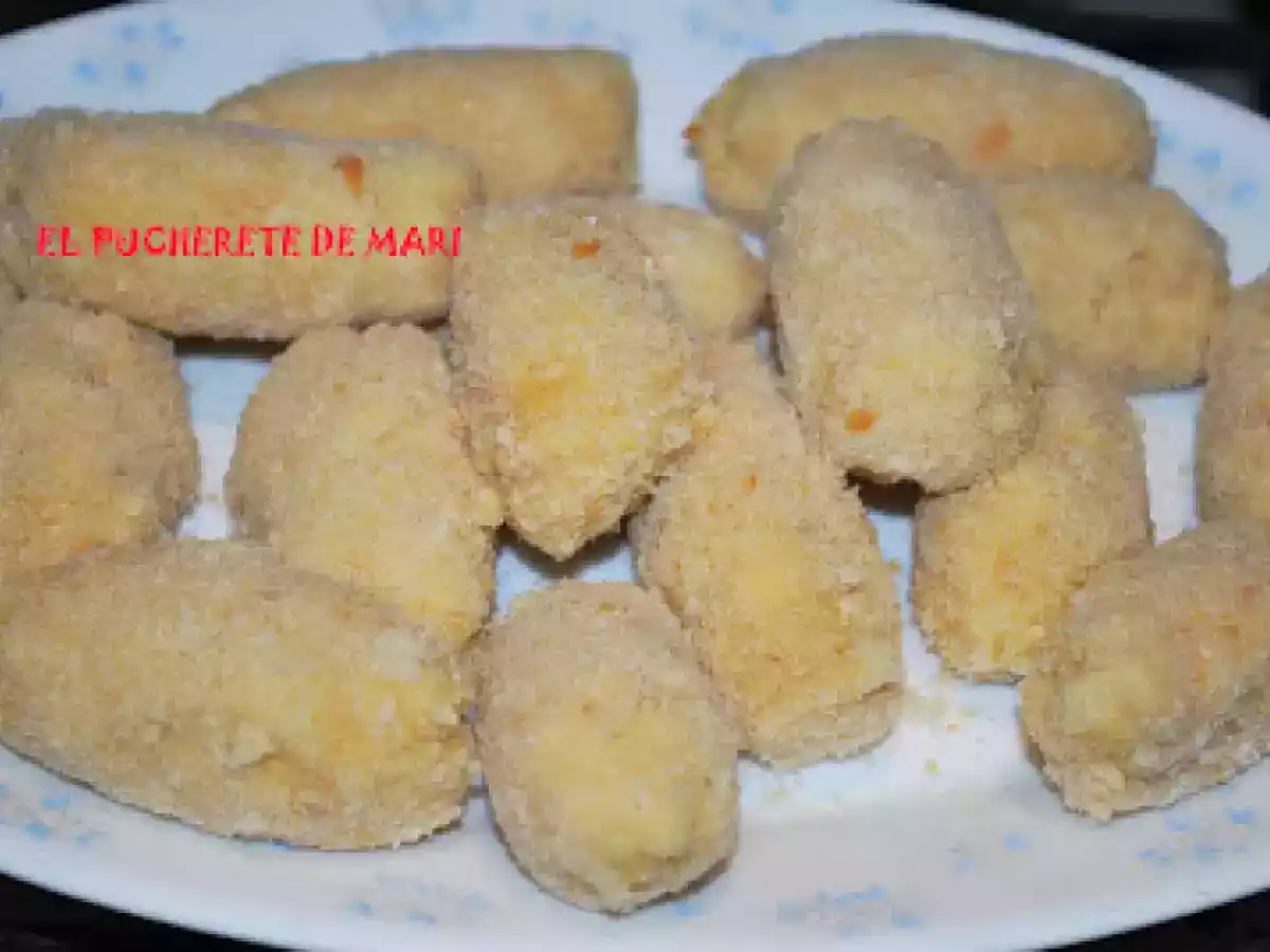 Croquetas de pollo al curri - paso a paso - foto 3