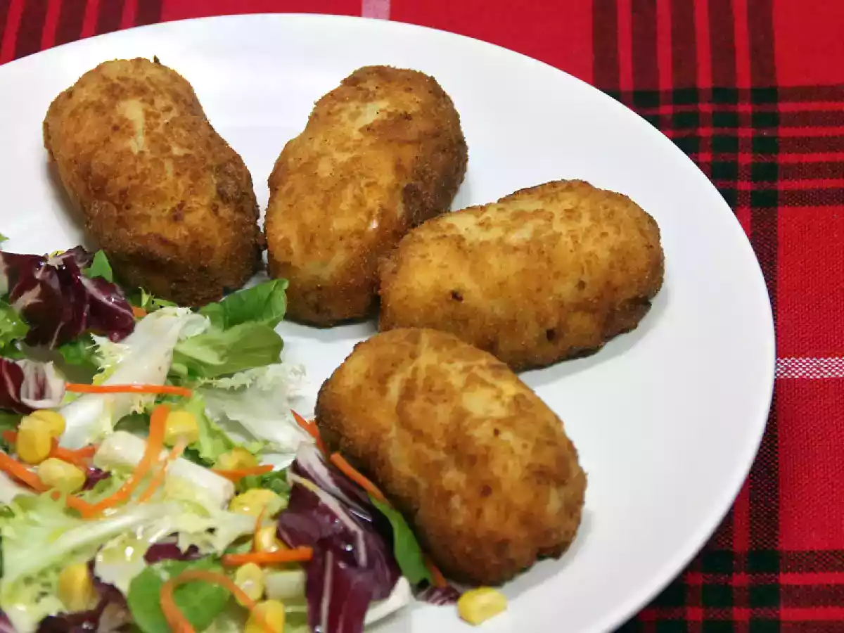 Croquetas de pollo al estilo de la abuela