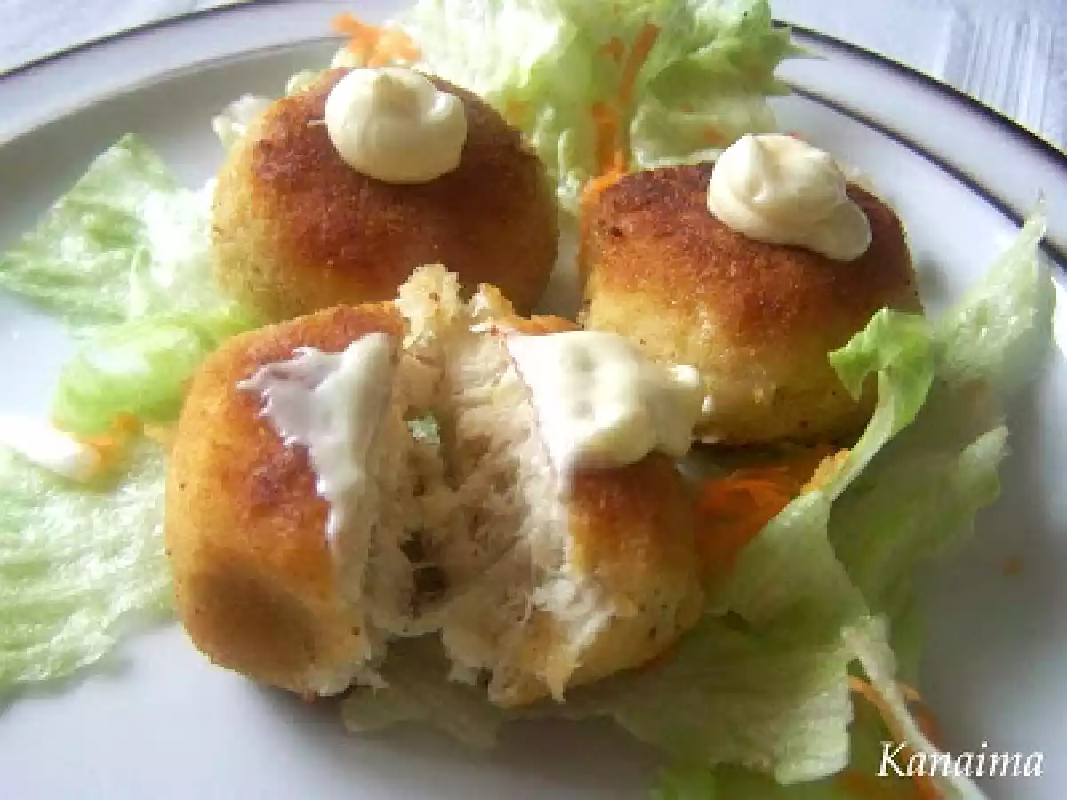 Croquetas de pollo con mayonesa de ajo - foto 2