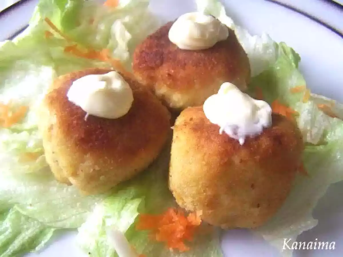 Croquetas de pollo con mayonesa de ajo - foto 3