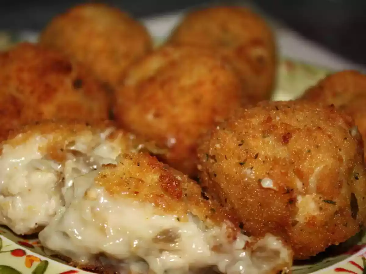 Croquetas de pollo y berenjena - foto 2