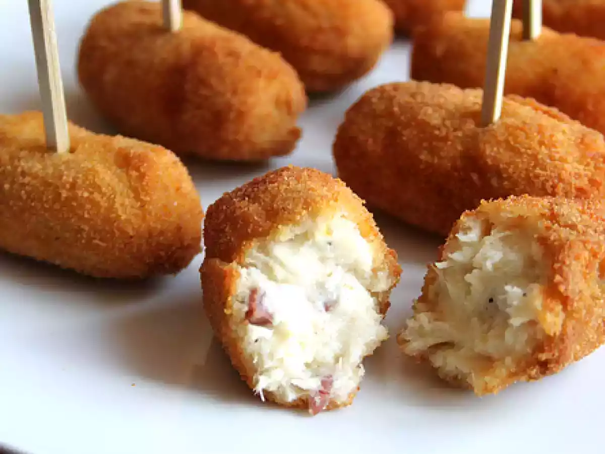 Croquetas de pollo y jamón