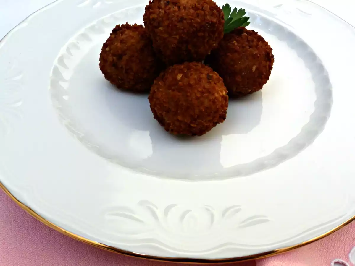 Croquetas de pollo y setas