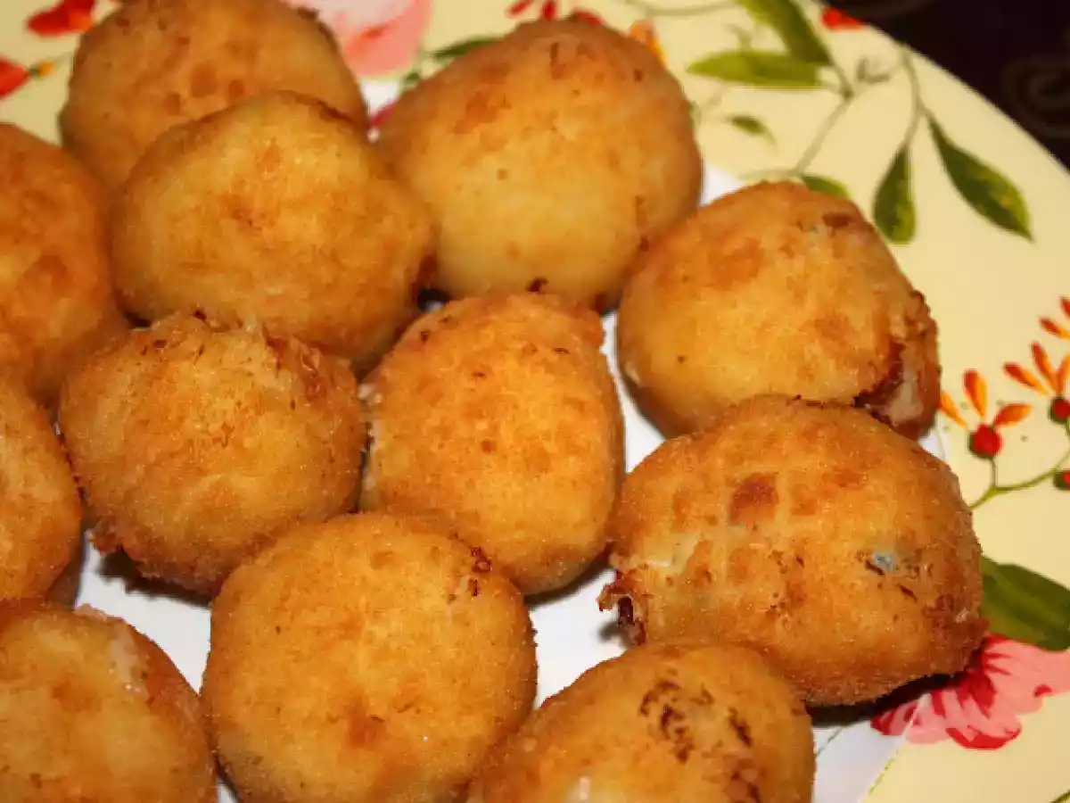 Croquetas de queso azul