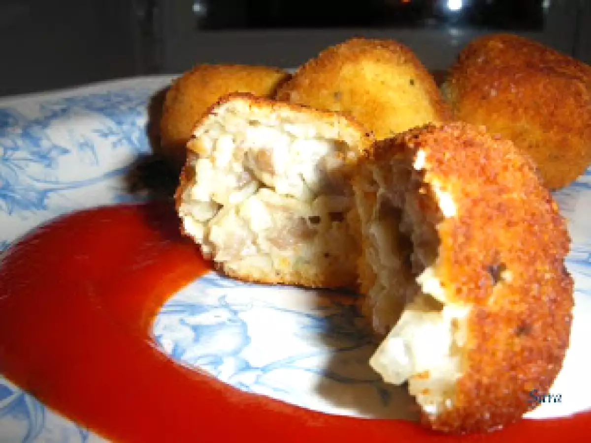 Croquetas de tallos de champiñón