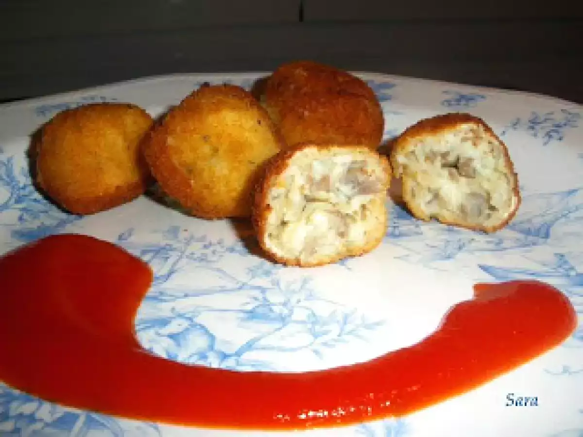 Croquetas de tallos de champiñón - foto 2