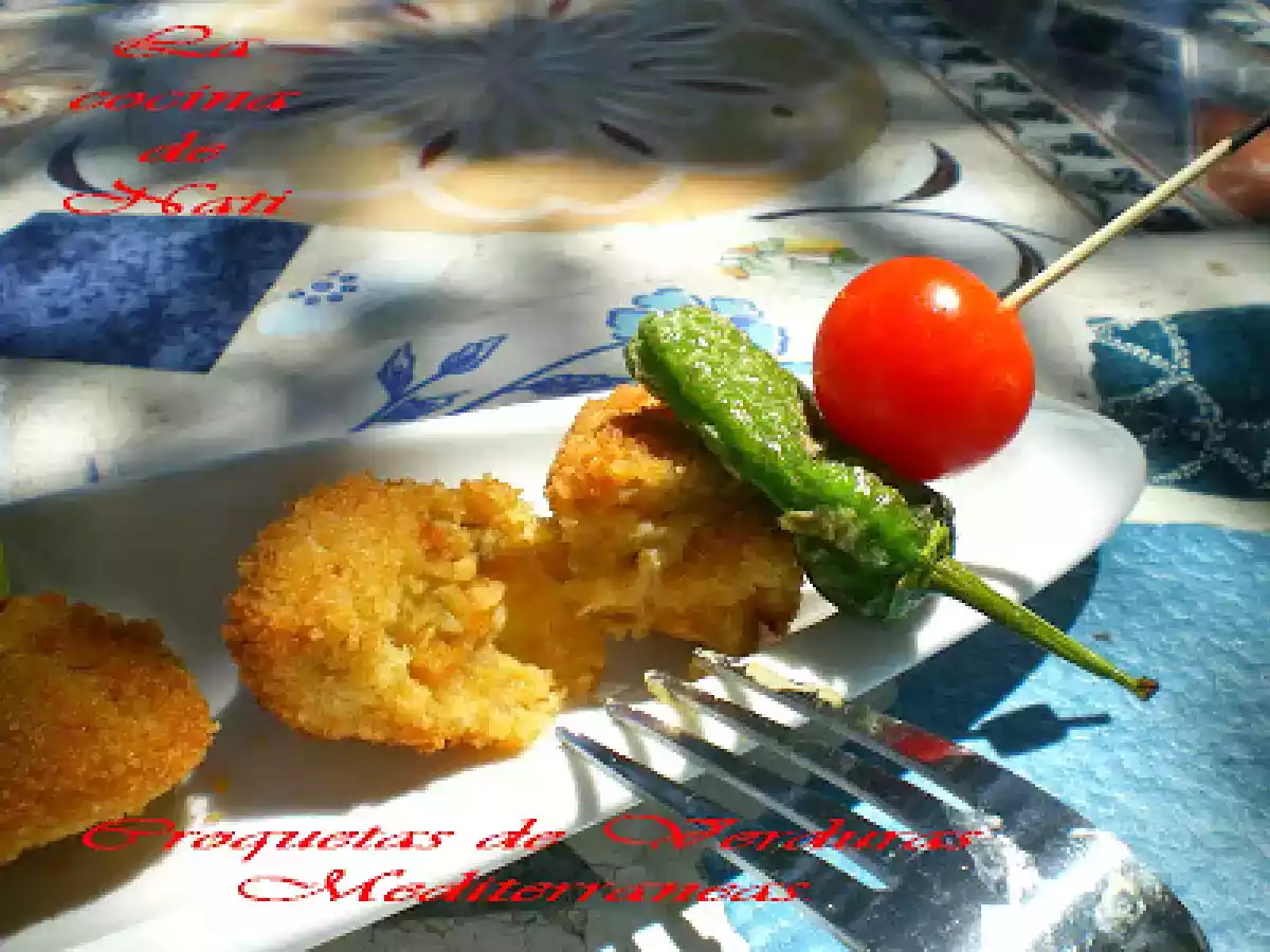 CROQUETAS DE VERDURAS MEDITERRANEAS. - foto 4