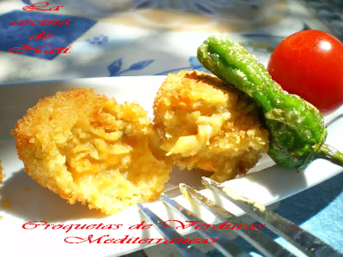 CROQUETAS DE VERDURAS MEDITERRANEAS. - foto 5
